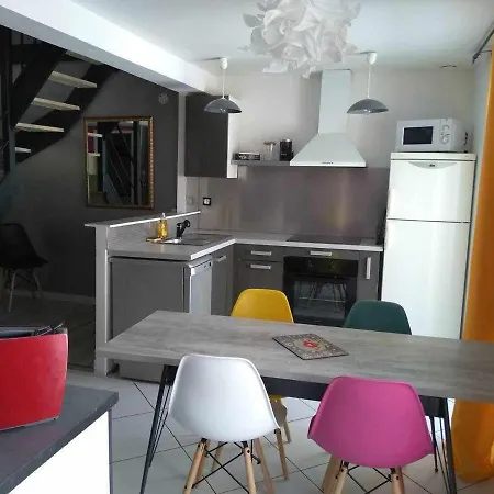 아파트 Agreable Duplex Au Centre De 브리우드